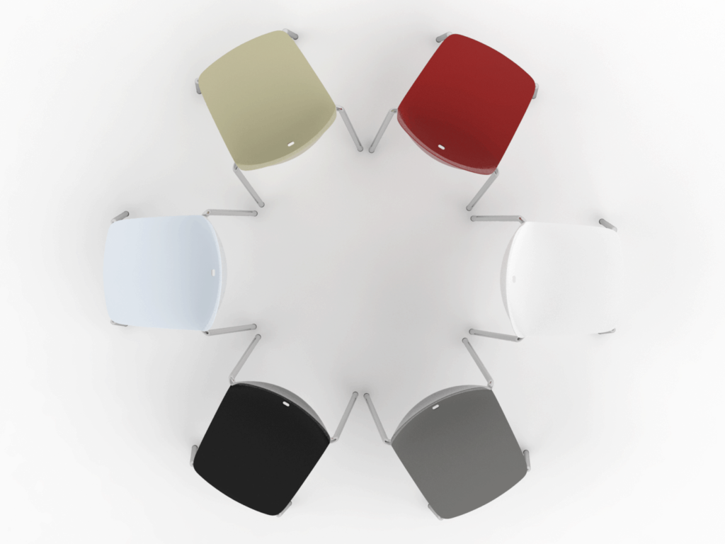 spoel hoop limiet Vesper Shell stoel Cube Design | Project Meubilair